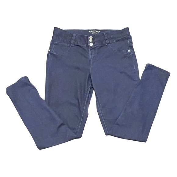 Arizona Jean Co Blue Jeggings with Back Pockets - Skinny Jeans | Size 18 1/2 - Picture 1 of 8